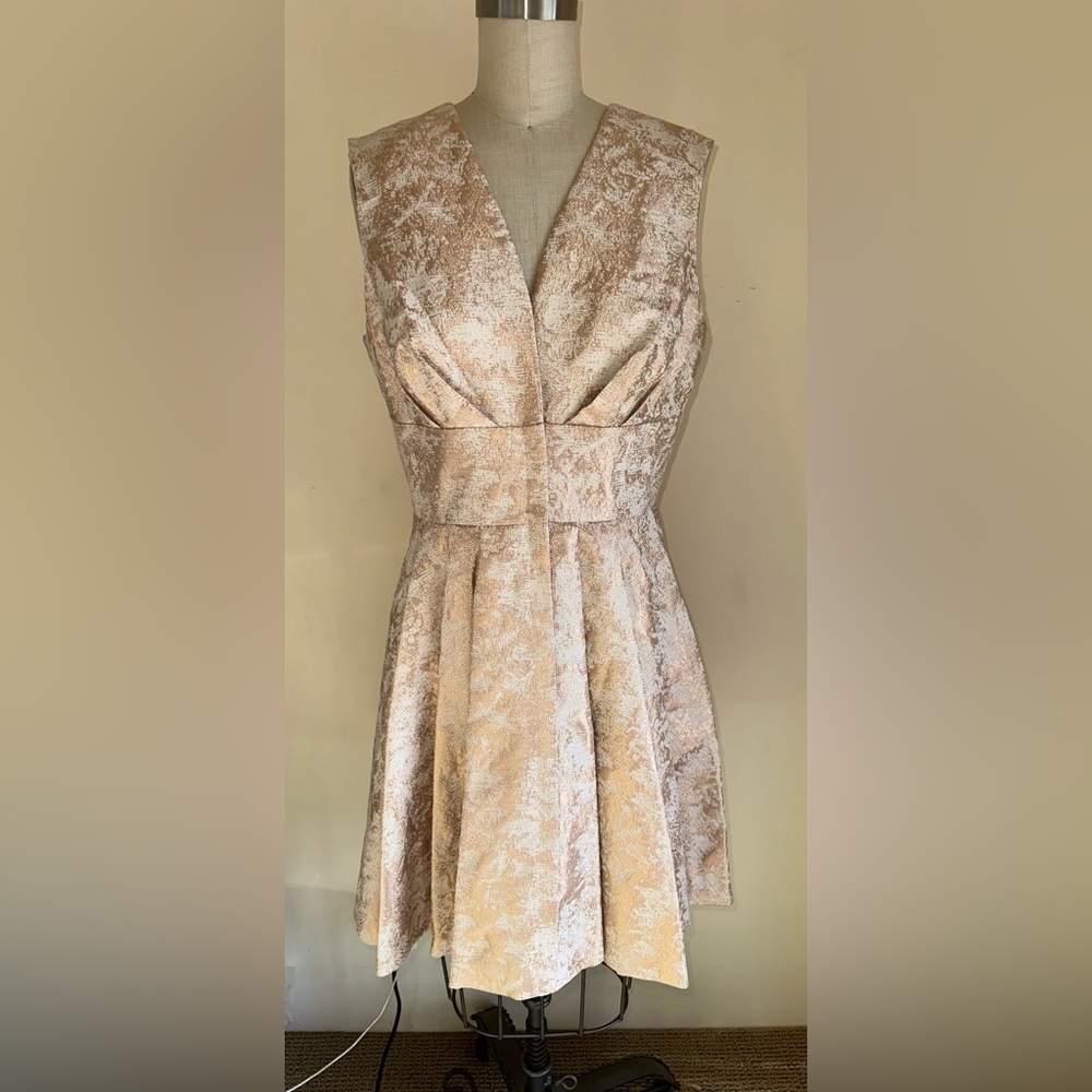 Elegant Cream Sleeveless Dress - Vintage Rachel Zoe x Nordstrom size 8